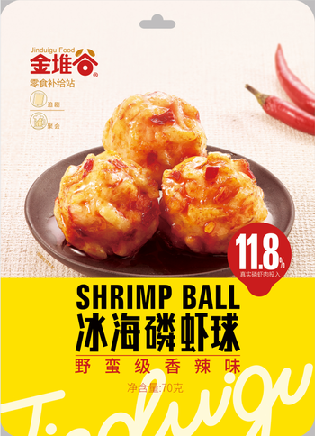 70g金堆谷虾球（香辣味、烧烤味）