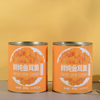 【现货】鲜炖金耳羹 800克 家庭装 轻甜口感 滋润爽滑 家用 罐装
